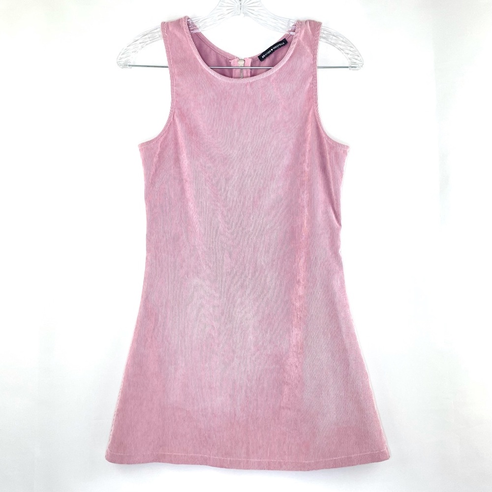 RARE Brandy Melville Jenna Corduroy Dusty Pink Blush Pink Mauve Dress Sz S/M - Picture 5 of 10